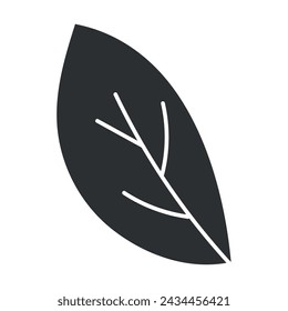 Leaf sketch icon Hand Draw Vector illustration