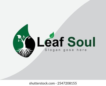 Leaf Soul: Elegant Nature-Inspired Logo Design