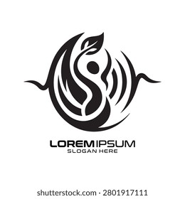 Leaf Sound icon depicts a vibrant auditory concept featuring a musical sound wave profile shaped like a leaf, created with a clean minimalist aesthetic perfect for music therapy brands, natural audio equipment companies, or sonic wellness initiatives looking for a unique and professional visual identity.