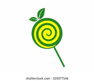 leaf spiral lollipop candy sweet culinary image picture