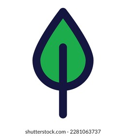 Blattfüll-Icon-Stile für Frühjahrsfrüchte