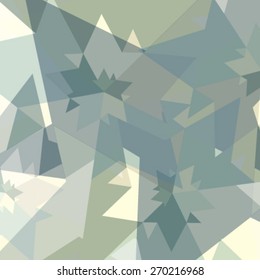 leaf star green yellow geometric pattern