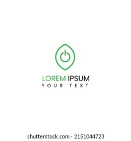 Leaf switch logo design tamplate