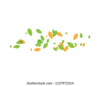 Leaf symbol illustration