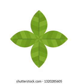 Leaf symbol. logo design.