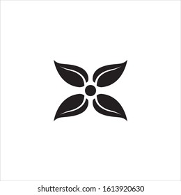 the  leaf symbol vector logo