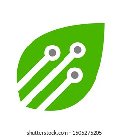 Leaf Tech can be used for logo, icon, and others.