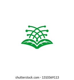 leaf tech logo template