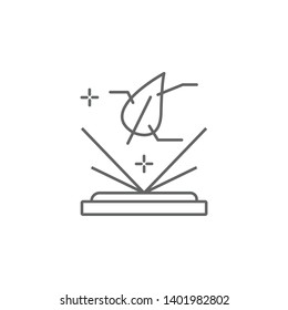 Leaf, technology icon. Element of future world icon. Thin line icon for website design and development, app development. Premium icon