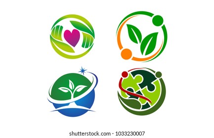 Leaf Template Vector Set