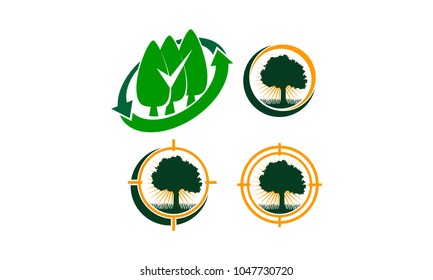 Leaf Template Vector Set