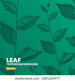 leaf texture grunge background vintage