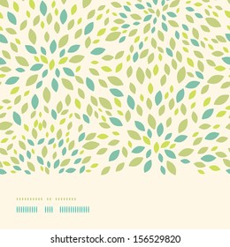 Leaf Texture Horizontal Border Seamless Pattern Background