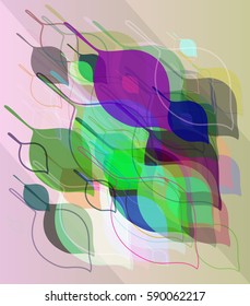 leaf texture vector