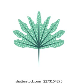 leaf textured plant isolated icon
