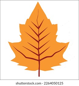 ein Blatt, das im Herbst fällt
