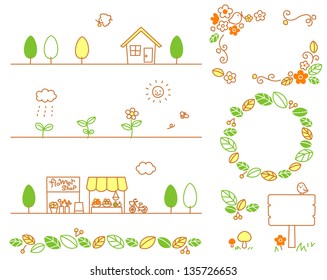 leaf, town, ecology