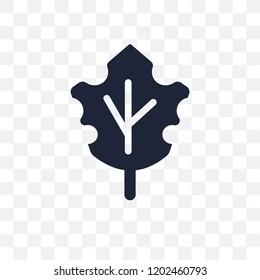 Leaf transparent icon. Leaf symbol design from Ecology collection. Simple element vector illustration on transparent background.
