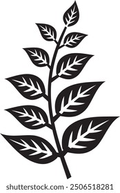 Leaf tree icon design, symbol, vector file 