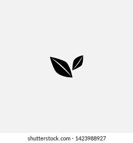 leaf tree icon sign signifier vector