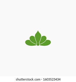 leaf tree logo simple premium