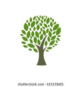 Leaf & Tree Logo Vector