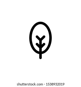 Leaf the Tree, Nature Icon Vector