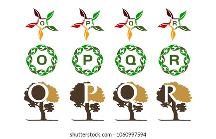 Leaf Tree Template Set