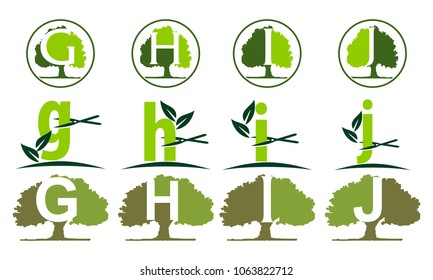 Leaf Tree Template Set
