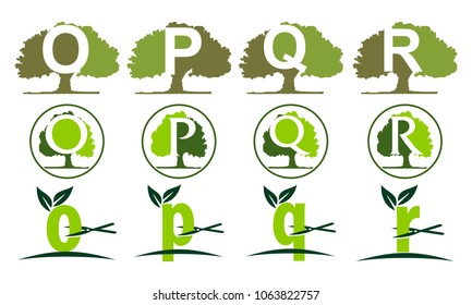 Leaf Tree Template Set