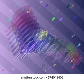 leaf vector background