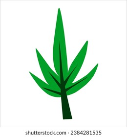 Leaf Vector Collection A variety of diverse and charming leaf vectors, High quality and visually attractive illustrations, representing various types of leaves, both printed and digital.