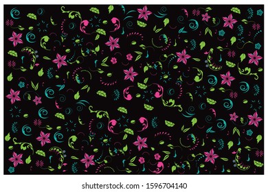 Leaf vector design suitable for background