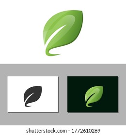 leaf vector design template illustration