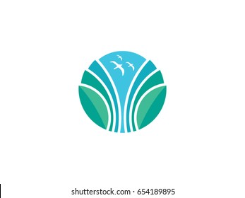 Leaf vector drawing
