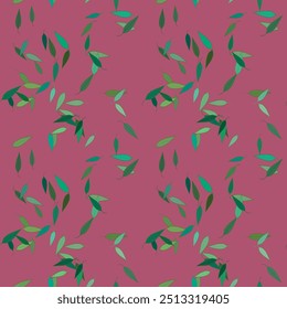 Vetor de folha, design floral, vetor sem costura, padrão de folhas, papel de parede sem costura, padrão sem costura floral, design de padrão, design de fundo, forma de folha, padrão de ornamento, formas de vetor