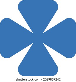 leaf vector glyph color icon