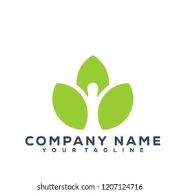Leaf Vector Graphic Template Download Modern