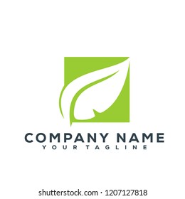 Leaf Vector Graphic Template Download Modern