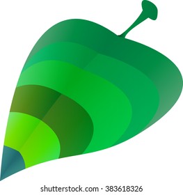 Leaf Vector. green Colorful logo