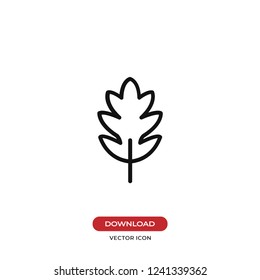 Leaf vector icon