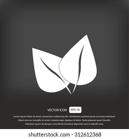 leaf vector icon