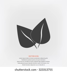 leaf vector icon