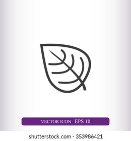 Leaf  vector icon