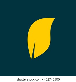leaf vector icon