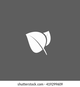leaf vector icon
