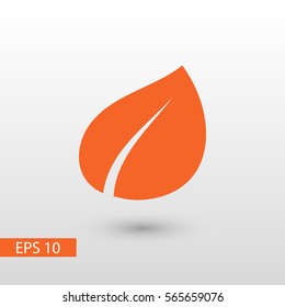 leaf vector icon