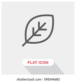 Leaf vector icon