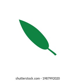 leaf vector icon for apps and web sites