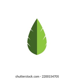 leaf vector icon illustration logo design